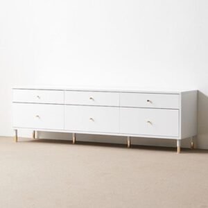 2단 서랍 거실장 시크릿 수납장 서랍속 비밀 공간 TV 서랍장 티비 다