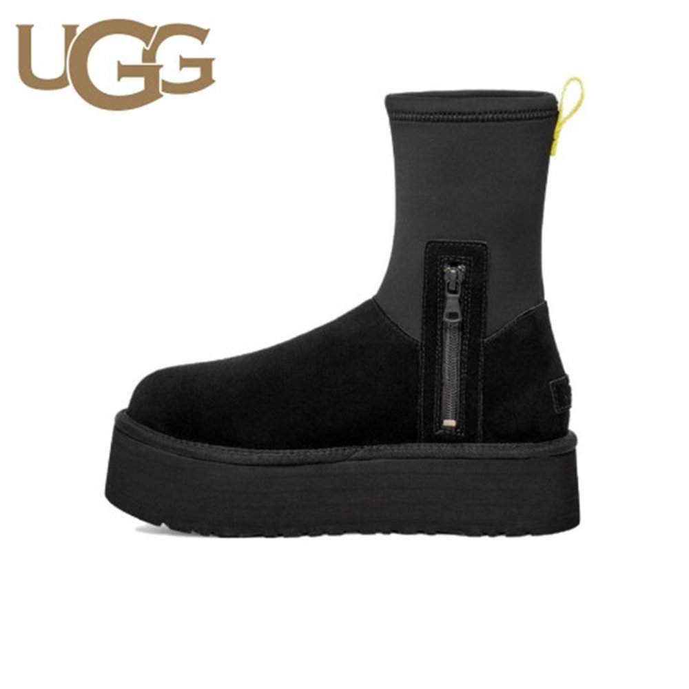 UGG 클래식 네오프렌 플랫폼 부츠 클래식 디퍼 W-블랙 1144031BLK