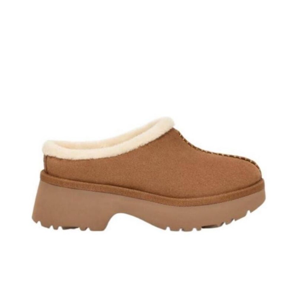 어그 UGG 여성 뉴 하이츠 코지 클로그 체스트넛 1162510-CHE