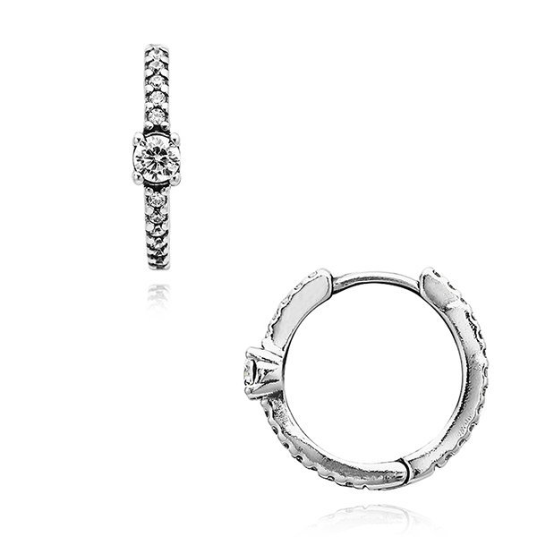 판도라 Timeless 귀걸이 Creole Sparkling 299406C01