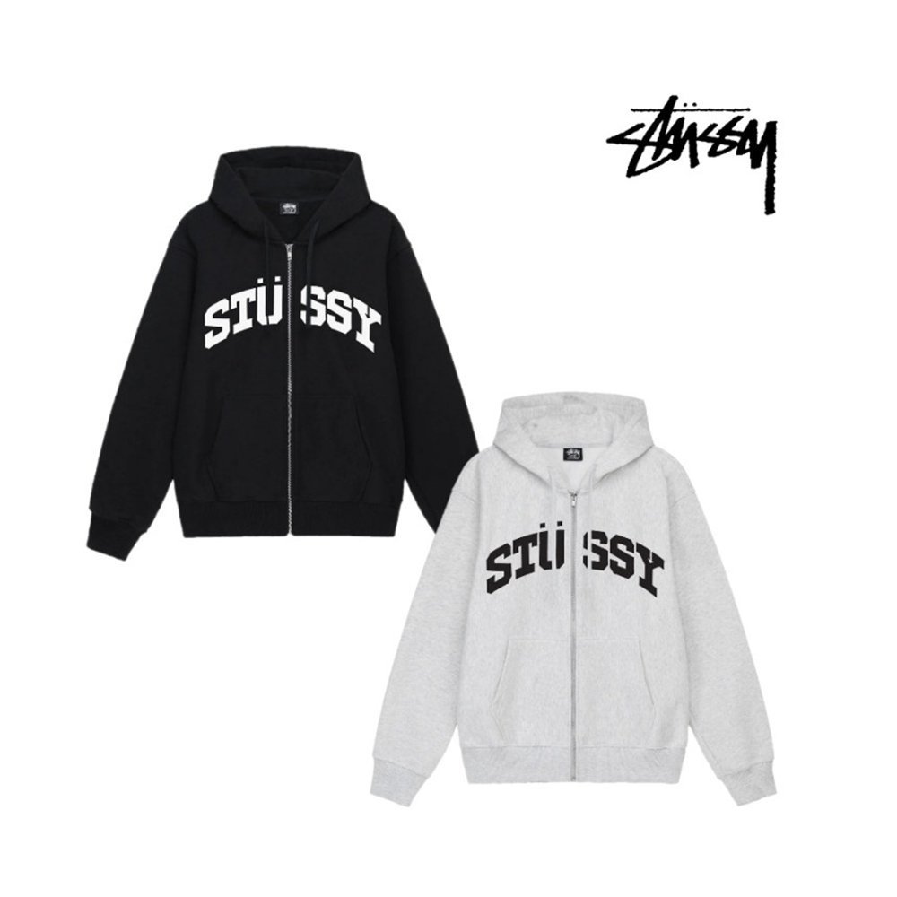 스투시 블록 스포츠 집 후드 BLOCK SPORT ZIP HOOD STUSSY2