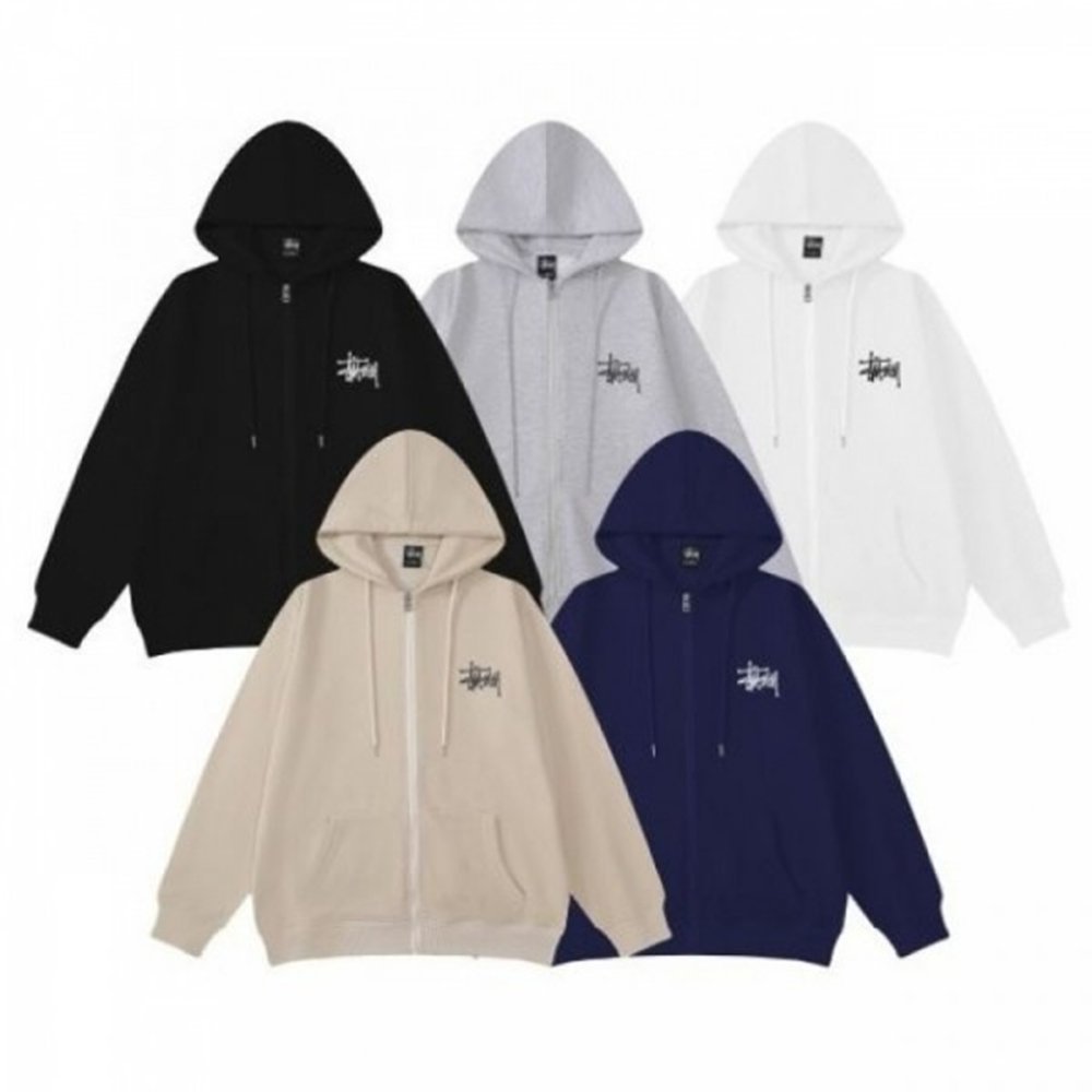 스투시 로고 크루 집업 애쉬 반팔 후드 STUSSY 후드티 스투시 롱슬리브