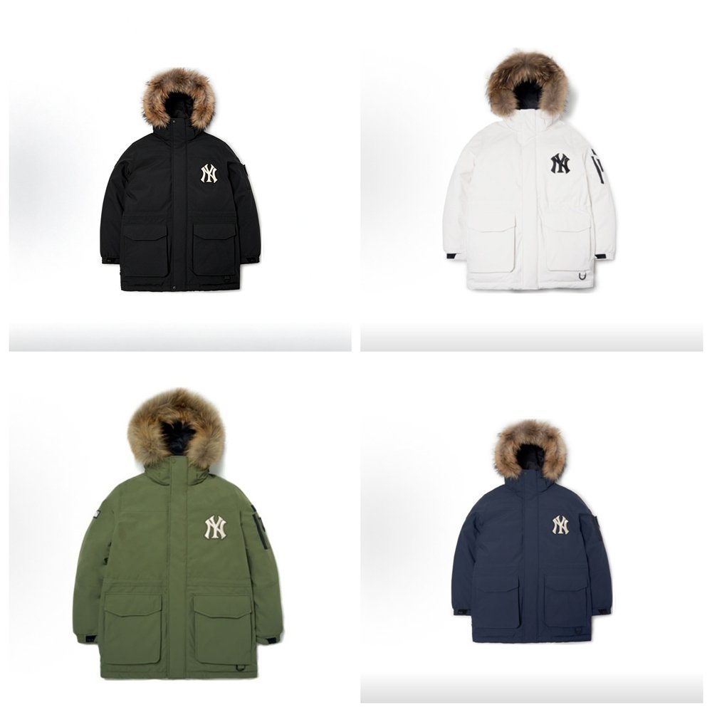 MLB 뉴에라  뉴욕 양키스 봄버 다운 재킷 패딩3ADJJ0216 (4 COLOR)
